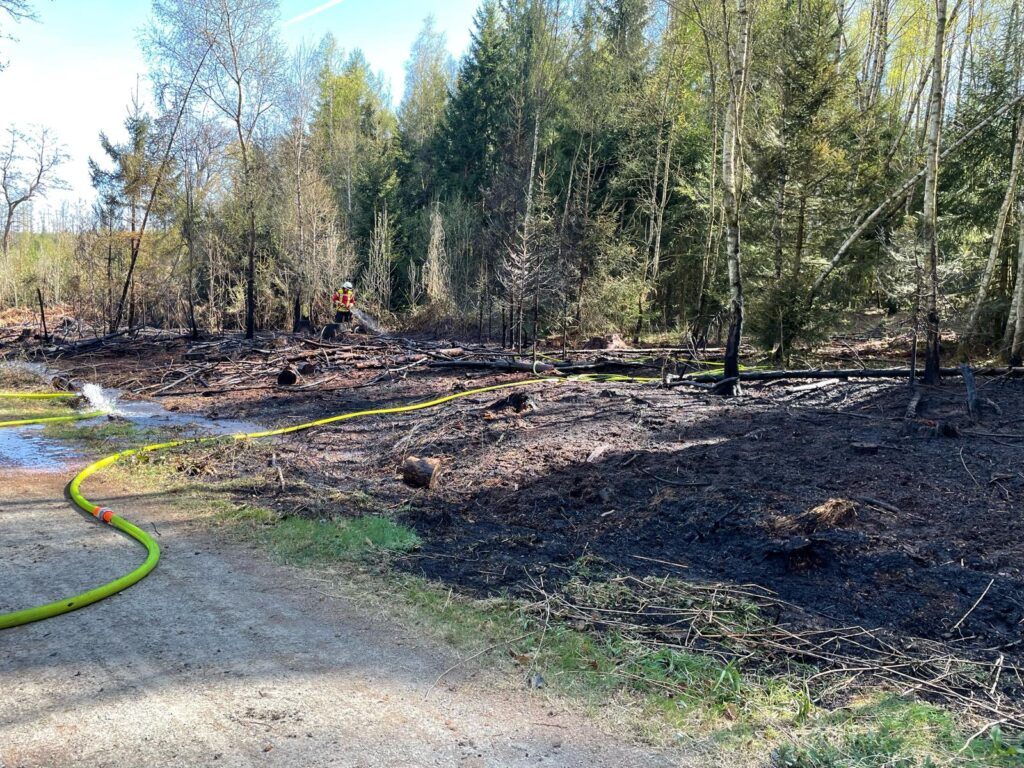 Flächenbrand in Hundsdorf