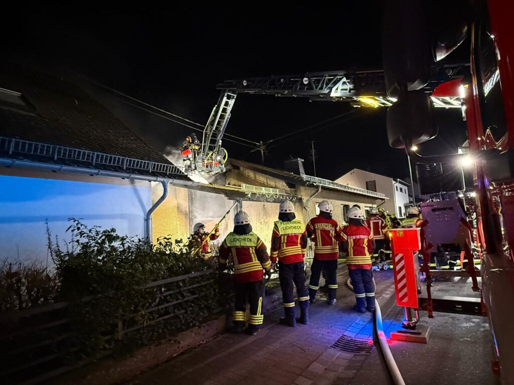 Garagenbrand in Alsbach