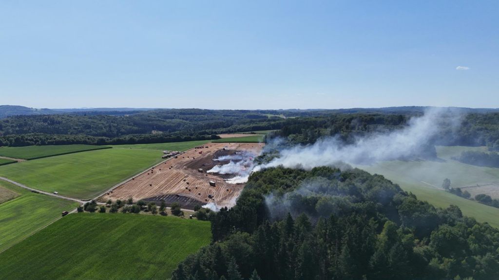 Waldbrand am Haiderbach